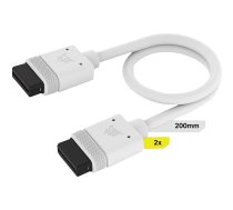 Corsair iCUE LINK cable, 200mm, straight (white, 2 pieces) CL-9011128-WW 0840006670490