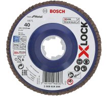 Bosch Bosch X-LOCK serrated lock washer X571 Best for Metal, O 125mm, grinding disc (K80, straight version) 2608619211 3165140960557