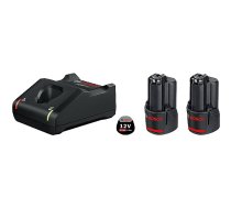 Bosch Bosch starter set 12V (2x GBA 12V 2.0Ah + GAL 12V-40 Professional), charger (black, 2x battery + charger) 1600A019R8 3165140968188