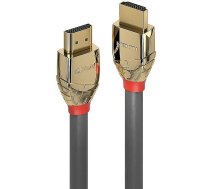 Lindy Ultra High Speed HDMI Cable, Gold Line (grey, 3 meters) 37603 4002888376037