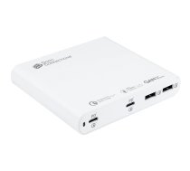 Good Connections USB Fast Charging Station, 120 Watt, 4-Port (White, GaN Technology, PD 3.0, QC 4+) PCA-D001W 4014619553150