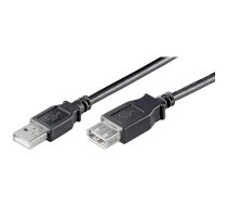 Goobay Cable USB2++ Verlängerung black, 5 Meter, doppelt geschirmt 68905 4040849689055