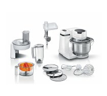 Bosch Kitchen Machine MUMS2EW40 700 W, Number of speeds 4, Bowl capacity 3.8 L, Meat mincer, White MUMS2EW40 4242005252343