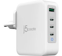 J5create 130W GAN USB-C 4-PORT CHARGER EU JUP43130E-EN 4712795086690