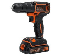 Black+Decker Black&Decker BDCDC18K-QWBlack + Decker BDCDC18K-QW 18 V Cordless Drill with Battery Charger 3 h BDCDC18K-QW 5035048645482