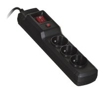 ActiveJet COMBO 3GN 3M black power strip with cord COMBO 3GN 3M 5901443115595