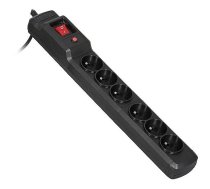 ActiveJet COMBO 6GN 3M black power strip with cord COMBO 6GN 3M 5901443115618