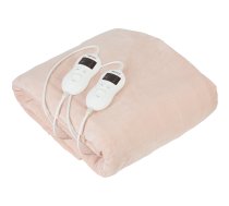 Camry Electric blanket CR 7424 Number of heating levels 8, Number of persons 2, Washable, Coral fleece, 2 x 60 W, Beige CR 7424 5902934832526