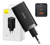 Baseus GaN5 Pro 2xUSB-C + USB, 65W (czarna) CCGP120201 6932172617523