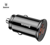 Baseus CCALL-YS01 USB + Type-C Socket 30W PPS Car Charger (PD3.0 QC4.0 + SCP) Black CCALL-YS01 6953156286535