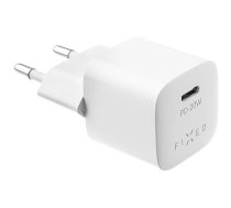 Fixed Mini Travel Charger USB-C/USB-C Cable Fast charging, White, 20 W FIXC20M-CC-WH 8591680137749