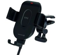 Swissten GW1-AV5 Air Vent Car Holder With 15W Wireless Charging + Micro USB Cable 1m Black GW1-AV5 8595217475694