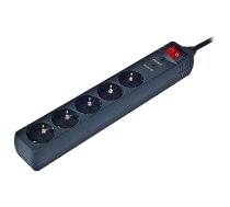 EnerGenie Gembird SPG5-C-5 power extension 1.5 m 5 AC outlet(s) Black SPG5-C-5 8716309065412