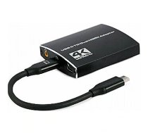 Gembird USB-C to dual HDMI adapter 4K A-CM-HDMIF2-01 8716309124447