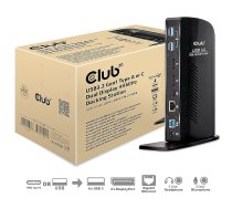 Club3D CLUB 3D DOCK USB A+C to DUAL 4K60Hz CSV-1460 8719214470777
