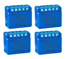 Shelly Plus 1 Mini Gen3 Economy Pack, Relay (Blue, Pack of 4) BUSHP1M1 4250494929073