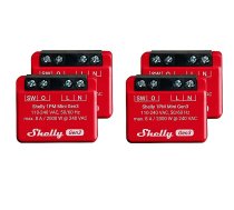 Shelly Plus 1 PM Mini Gen3 Economy Pack, Relay (Red, Pack of 4) BUSHP1PM3 4250494929097