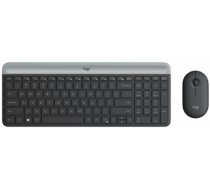 LOGITECH Slim Wireless Keyboard and Mouse Combo MK470 - GRAPHITE - US INTNL - INTNL 920-009204 5099206086609
