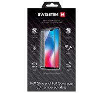 Swissten Ultra Durable Full Face / Full Glue Tempered Glass Aizsargstikls Apple iPhone 7 / 8 Melns SW-JAP-T-3D-IPH7-BK 8595217446533
