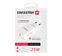 Swissten 25W Tīkla Lādētājs USB-C PD 3.0 SW-USBCPD25W-W 8595217475939