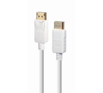 CABLE DISPLAY PORT 1.8M/WHITE CC-DP2-6-W GEMBIRD CC-DP2-6-W 8716309129343