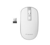 MOUSE USB OPTICAL WRL WHITE/SILVER MUSW-4B-06-WS GEMBIRD MUSW-4B-06-WS 8716309121880