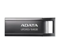 MEMORY DRIVE FLASH USB3.2 64GB/BLACK AROY-UR340-64GBK ADATA AROY-UR340-64GBK 4711085935465