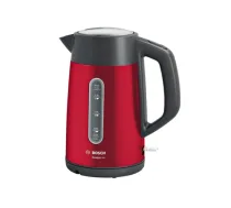 Bosch | Kettle | DesignLine TWK4P434 | Electric | 2400 W | 1.7 L | Stainless steel | 360° rotational base | Red/Black TWK4P434 4242005188277