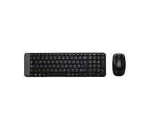 Logitech | Combo Wireless Keyboard and Mouse | MK220 | Keyboard and Mouse | Wireless | Mouse included | US | N/A | Black 920-003161 5099206029859