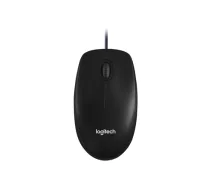 Logitech | Mouse | M100 | Optical mouse | Optical | Wired | Black 910-006652 5099206104242