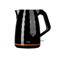 Adler | Kettle | AD 1277 | Standard | 2200 W | 1.7 L | Plastic | 360° rotational base | Black AD 1277 Black 5902934831222