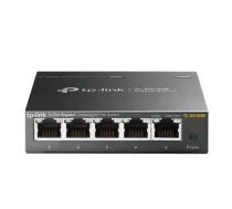 TP-LINK | Switch | TL-SG105E | Web managed | Wall mountable | Gigabit Ethernet (copper) ports quantity 5 | Power supply type External | 36 month(s) TL-SG105E 6935364022037