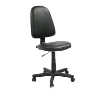 Biroja krēsls PRESTIGE ādas imitācija, 46x44.5xH95.5-113.5 cm, melns