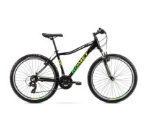 Kalnu MTB velosipēds Romet Rambler R6.1 JR 26' 2226164, melns/zaļš 19"(L)
