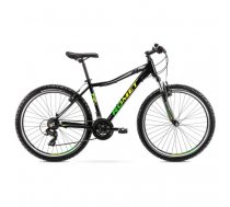 Kalnu MTB velosipēds Romet Rambler R6.1 JR 26' 2226160 melns/zaļš 15'(S)