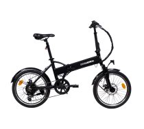 Elektriskais velosipēds Beraud E 2300, 20", 6 ātrumi, 7.5 Ah, Melns