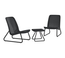 Dārza mēbeļu komplekts Keter Rio Patio Set, pelēks