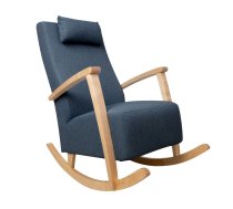 Šūpuļkrēsls VENLA 15611, zilgani pelēks