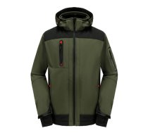 Jaka ar kapuci PESSO Softshell Acropolis, zaļa, izmērs XL