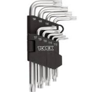 Atslēgu Torx komplekts Topex, 9 gb., T10-T50