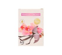 Aromātiskās tējas sveces POLAR Vanilla/Orchid 281959, 6gab