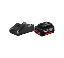Akumulators un lādētājs Bosch GBA 18V 4.0 Ah + GAL 18V-40 Professional