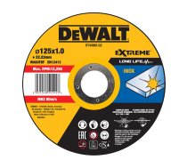 Griešanas disks metālam DEWALT EXTREME INOX, 125x1.0x22.23 mm, DT43902-QZ