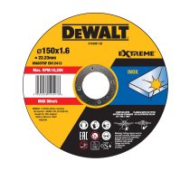 Griešanas disks metālam DEWALT EXTREME INOX, 150x1.6x22.23 mm, DT43907-QZ