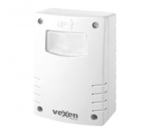 Krēslas slēdzis VEXEN TWILO TWS-10AS, virsapmetuma, IP54, 1800W, balts