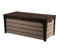 Uzglabāšanas kaste Keter Brushwood Storage Box 29202631590, 454L, brūna