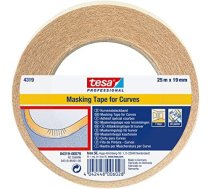Krāsotāju lente izliektām malām 25mx19mm TESA 4319