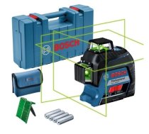 GLL 3-80 G, CC 4x1.5V Krustlīniju lāzers (Koferī)