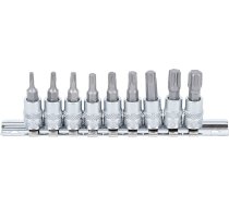 TORX komplekts muciņās turētājā 1/4 T10-T50 BGS