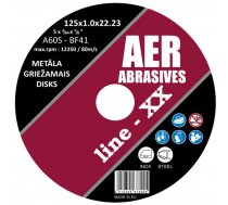 125x1.6x22 griežamais disks metālam AER XX-LINE